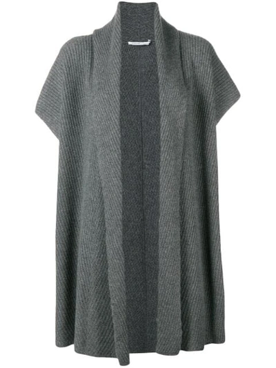 Agnona Long Short Sleeve Cardigan - 灰色 In Grey