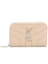 SAINT LAURENT SAINT LAURENT MONOGRAM PURSE - NEUTRALS