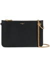 GIVENCHY GIVENCHY TOP HANDLE CLUTCH BAG - BLACK