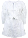 INNIKA CHOO INNIKA CHOO EMBROIDERED FLORAL DRESS - WHITE