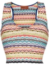 MISSONI MISSONI MARE KNITTED CROP TOP - SM043