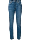 RE/DONE HIGH RISE ANKLE CROP JEANS