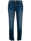 FRAME STRETCH HIGH-WAIST RELEASED JEANS