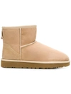 Ugg 10mm Classic Ultra Mini Shearling Boots In Neutrals