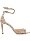 JIMMY CHOO LANE CROSSOVER ANKLE STRAP PUMPS
