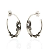 Lee Renee Seahorse Hoop Earrings – Silver