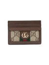 Gucci Ophidia Textured Leather-trimmed Printed Coated-canvas Cardholder