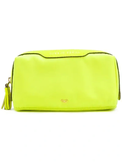 Anya Hindmarch Lotions And Potions Make-up Bag - 黄色 In Yellow