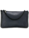 STELLA MCCARTNEY STELLA MCCARTNEY FALABELLA CLUTCH BAG - BLUE