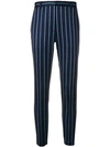 ROKH STRIPED CROPPED TROUSERS