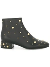 SEE BY CHLOÉ JARVIS STUDDED ANKLE BOOTS