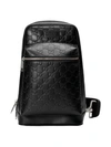 GUCCI GUCCI SIGNATURE LEATHER BACKPACK