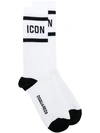 DSQUARED2 contrast Icon socks