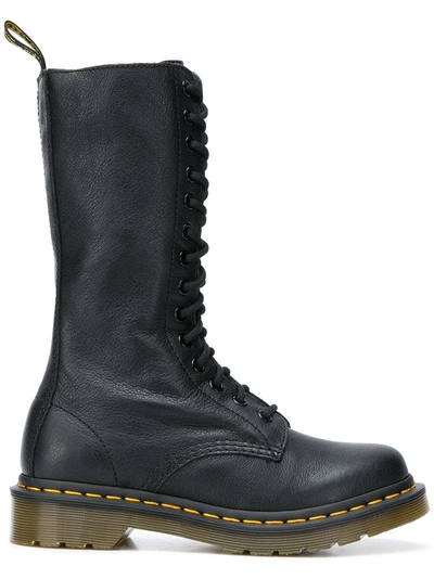 Dr. Martens 1b60 Bex Lace-up Leather Boots In Black