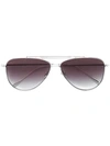 Frency & Mercury Spacer Aviator Sunglasses In Metallic