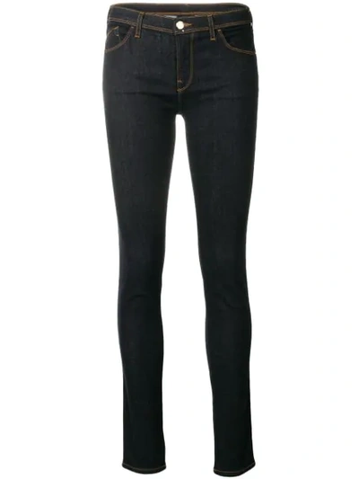 Emporio Armani Slim Fit Jeans - Black In Blue