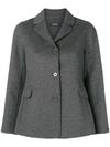 MAX MARA 'S MAX MARA BUTTONED UP FITTED JACKET - GREY