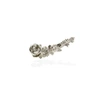 Lee Renee Rose Slider Earring Single - Silver