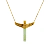 Lee Renee Banana Leaf Tourmaline Totem Necklace