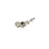 Lee Renee Rose Diamond & Tourmaline Slider Earring Single - Silver
