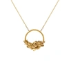 Lee Renee Rose Halo Necklace - Gold