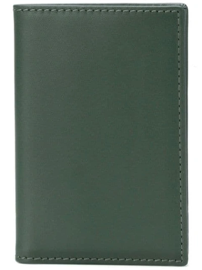 Comme Des Garçons Classic Cardholder In Green