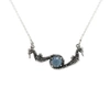 Lee Renee Seahorse Blue Topaz Necklace – Silver