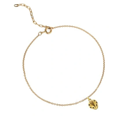 Lee Renee Ladybird Black Diamond Bracelet