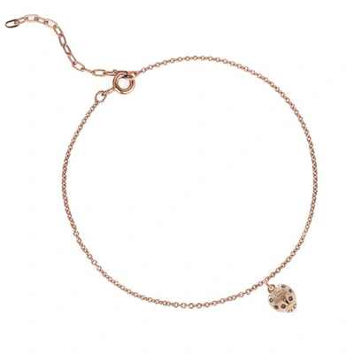 Lee Renee Ladybird Black Diamond Bracelet