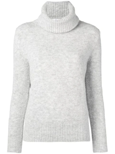 Blugirl Roll-neck Fitted Sweater - 灰色 In Grey
