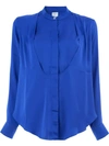 MAISON RABIH KAYROUZ CREPE COLLARLESS BLOUSE