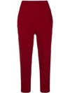 MARNI CROPPED SLIM FIT TROUSERS