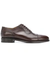 BERWICK SHOES BERWICK SHOES EMBROIDERED OXFORD SHOES - BROWN