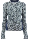 CHLOÉ EMBROIDERED FITTED SWEATER
