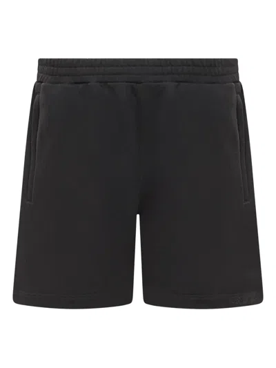 14bros Cotton Track Shorts In Black