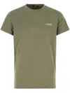 14bros Logo-print T-shirt In Green