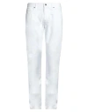 14bros Man Pants White Size 36 Cotton In White