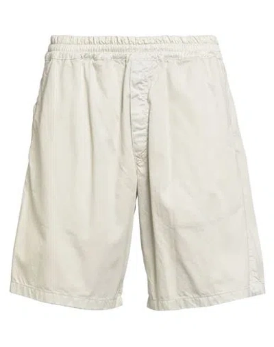 14bros Man Shorts & Bermuda Shorts Bronze Size 36 Cotton In White