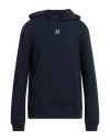 14bros Man Sweatshirt Midnight Blue Size M Cotton In Blue