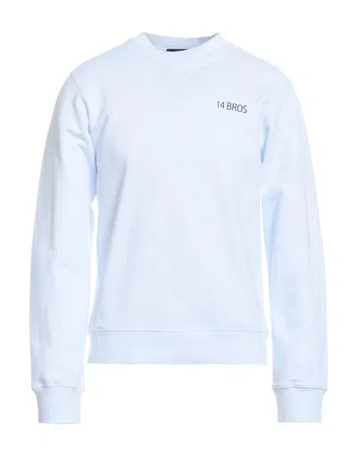 14BROS 14BROS MAN SWEATSHIRT WHITE SIZE M COTTON