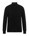 14bros Man Turtleneck Black Size M Virgin Wool In Black