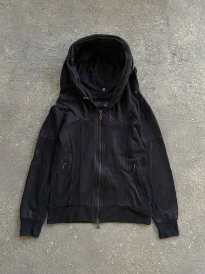 Pre-owned 14th Addiction 2000s Xfrm - Cyber Vkei Style Bono Hoodie In Black