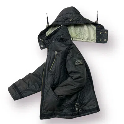 Pre-owned 14th Addiction Bondage Diesel Bondage On Punk Style Jacket In Black