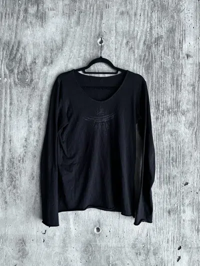 Pre-owned 14th Addiction Tribal Longsleeve In Black