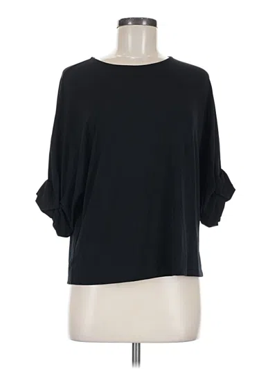 Pre-owned 14th & Union 3/4 Sleeve T-shirt In Black