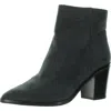 14th & Union Braxton Fab Womens Zipper Faux Suede Ankle Boots In Multi