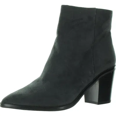 14th & Union Braxton Fab Womens Zipper Faux Suede Ankle Boots In Multi