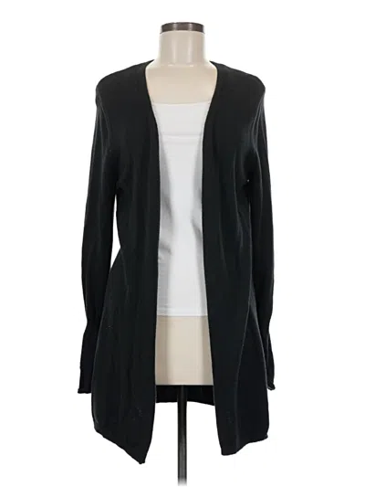 Pre-owned 14th & Union Cardigan Sweater In Black