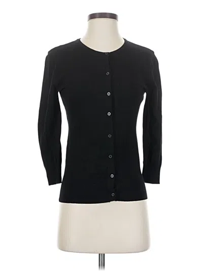 Pre-owned 14th & Union Cardigan Sweater In Black