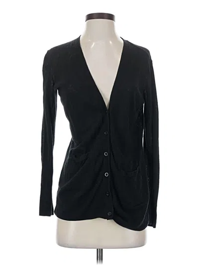 Pre-owned 14th & Union Cardigan Sweater In Black